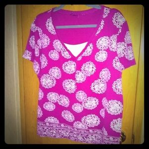 Top with matching shorts